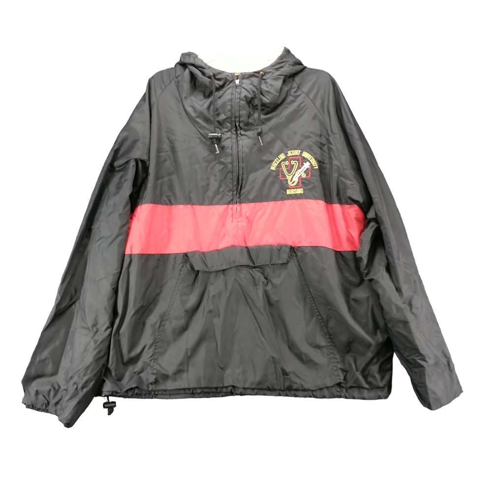 Charles River Men's Jacket Black XL Wheeling Jesuit University Nursing Logo